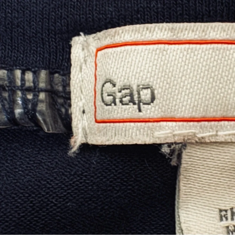 Gap navy gray white stripe jersey a-line maxi skirt size small S
 b70 - Picture 2 of 5